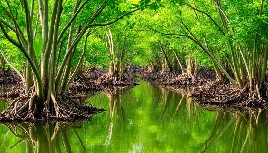 Mangrove forest ecosystem